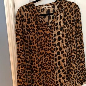 Leopard print blouse